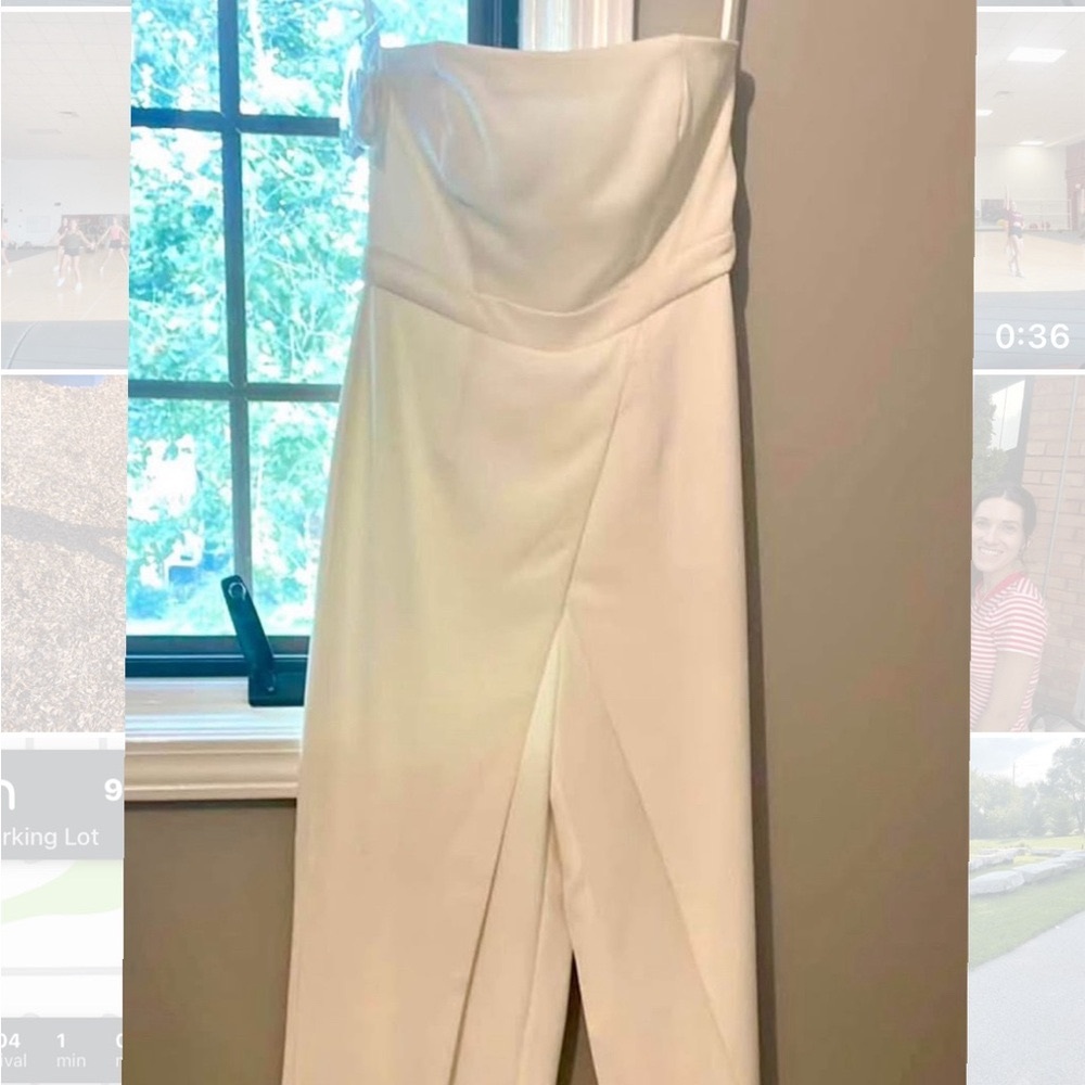 White House Black Market Wrap Jumpsuit